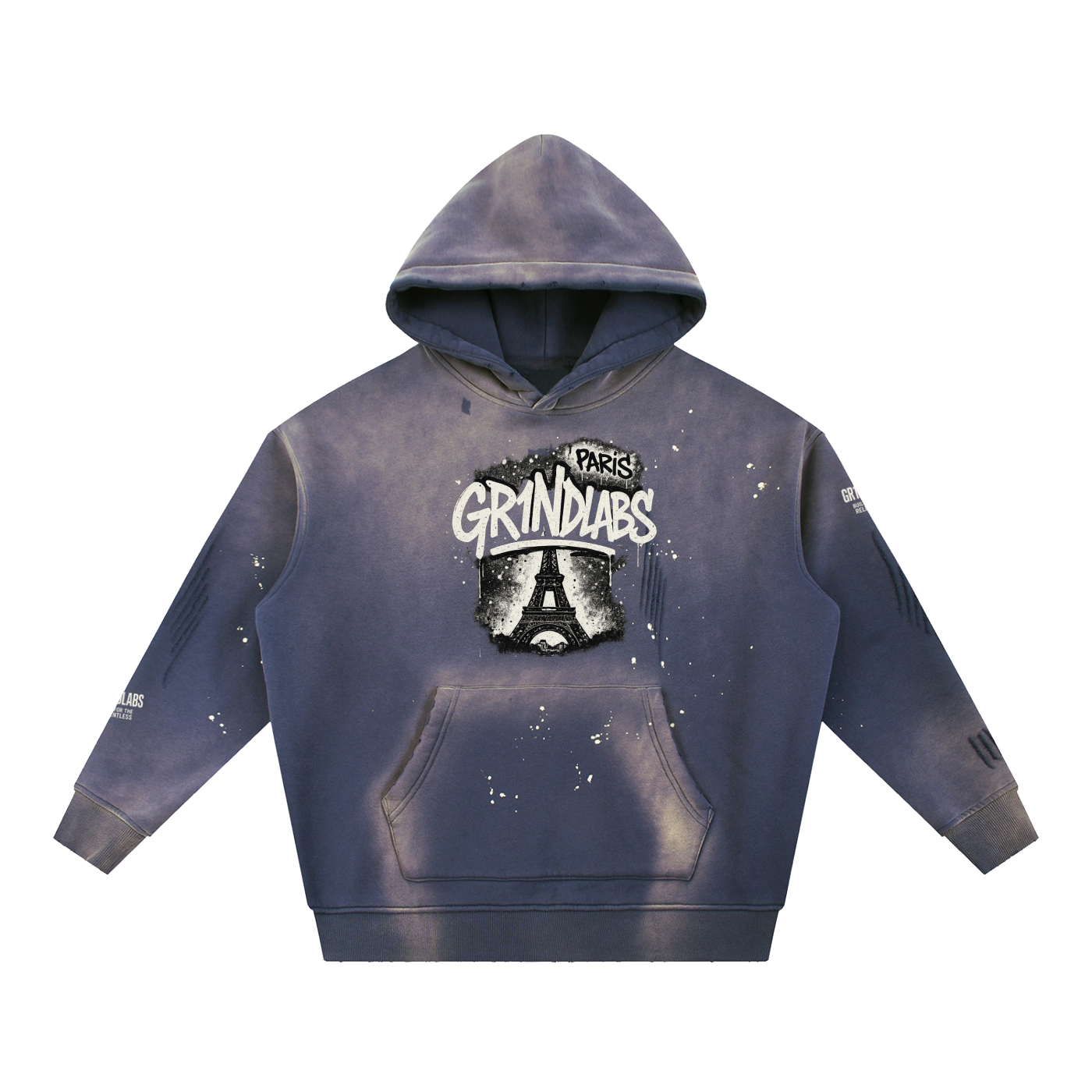 GR1ND LABS Washed Frayed Paris Exclusive