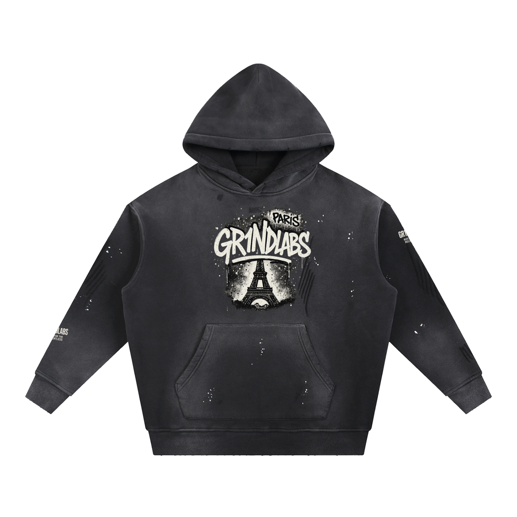 GR1ND LABS Washed Frayed Paris Exclusive