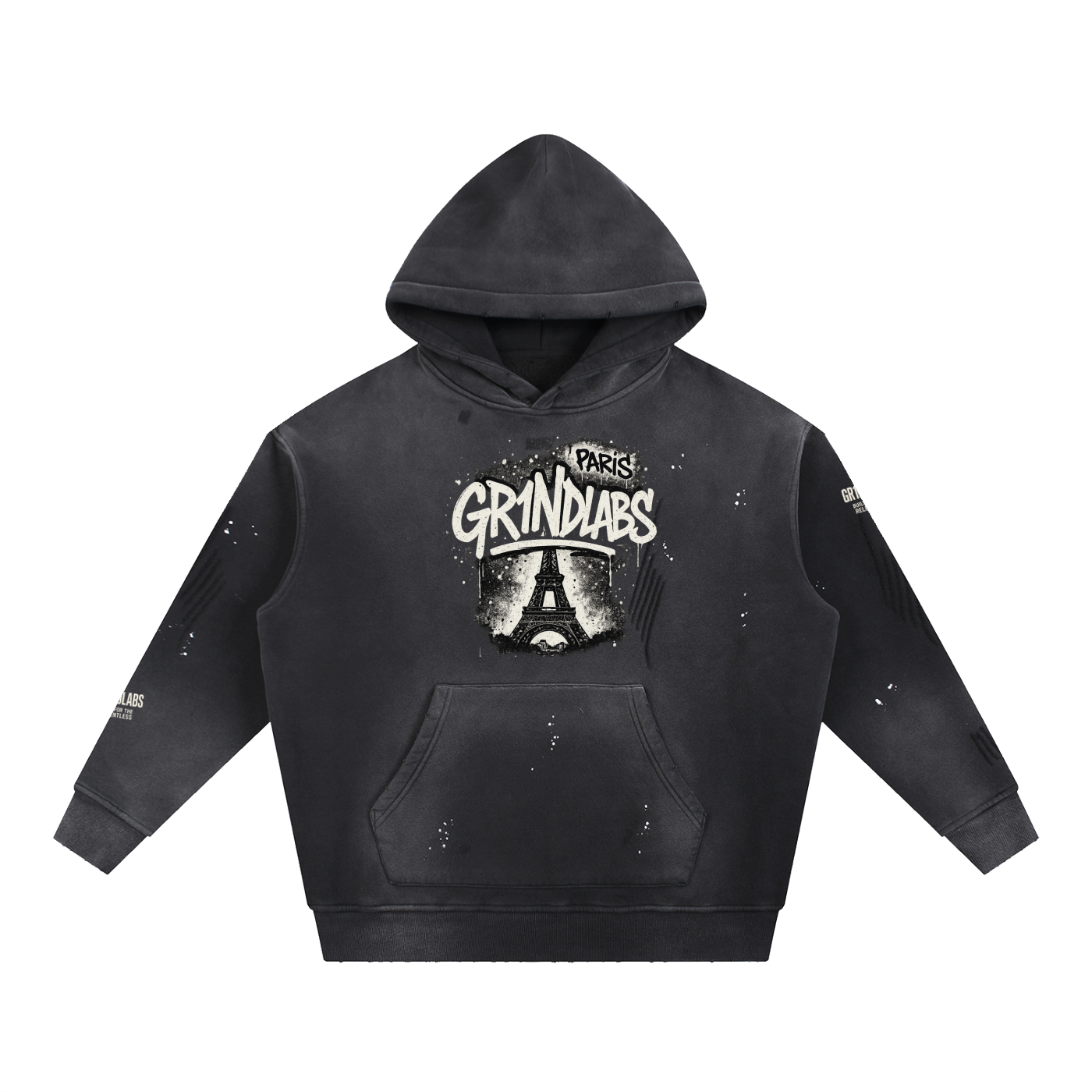 GR1ND LABS Washed Frayed Paris Exclusive