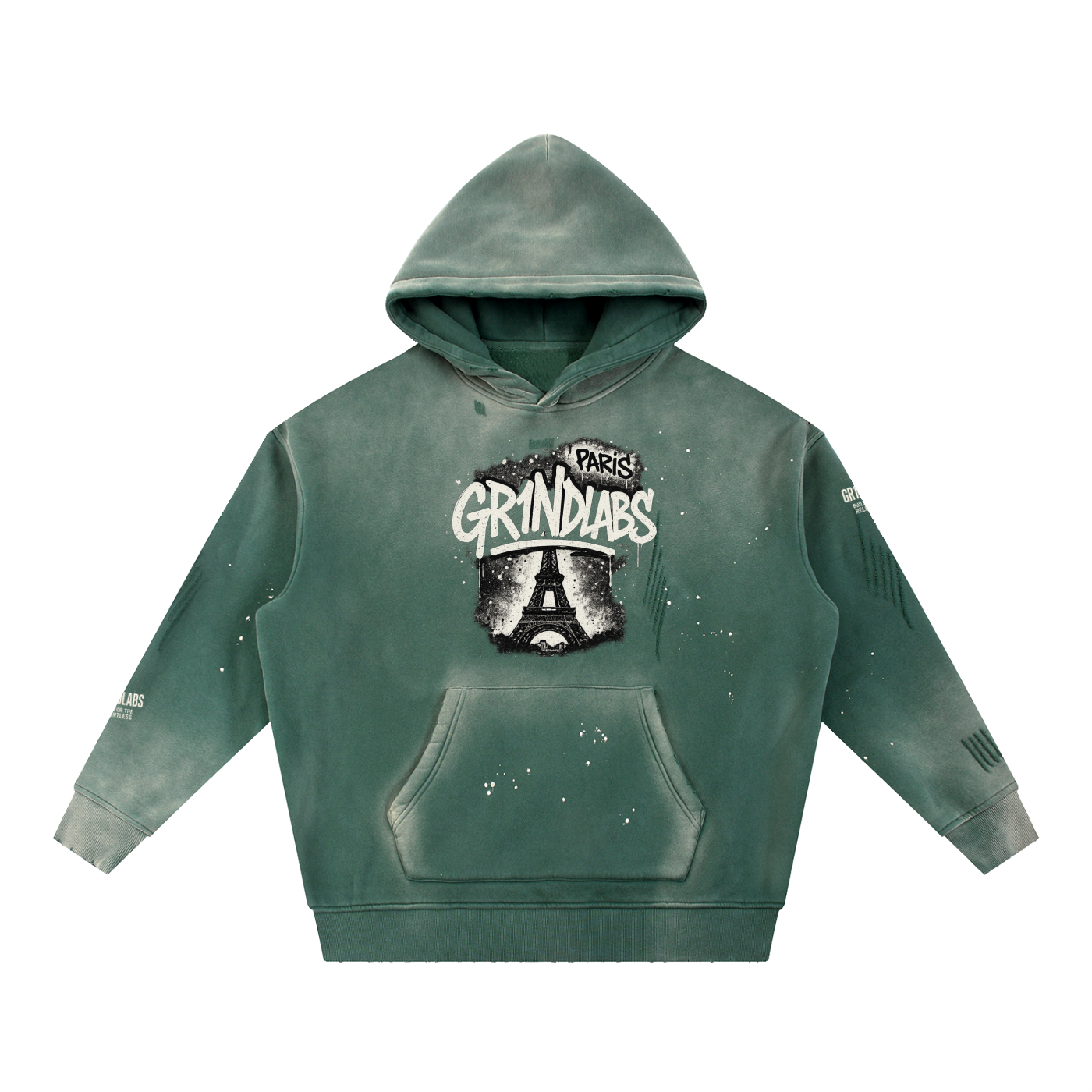 GR1ND LABS Washed Frayed Paris Exclusive